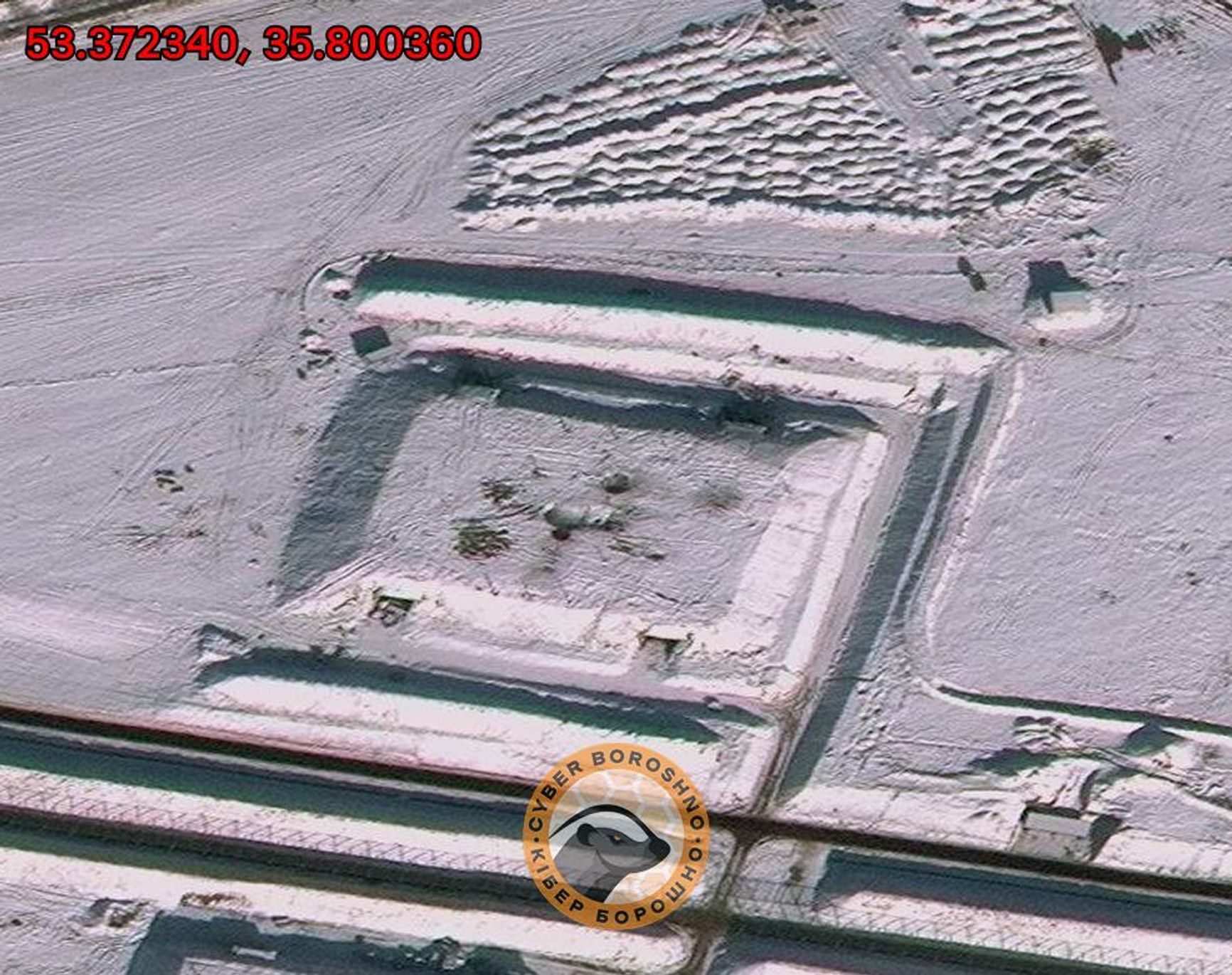 Последствия удара по подземному бункеру хранения БПЛА типа «Шахед» в Орловской области