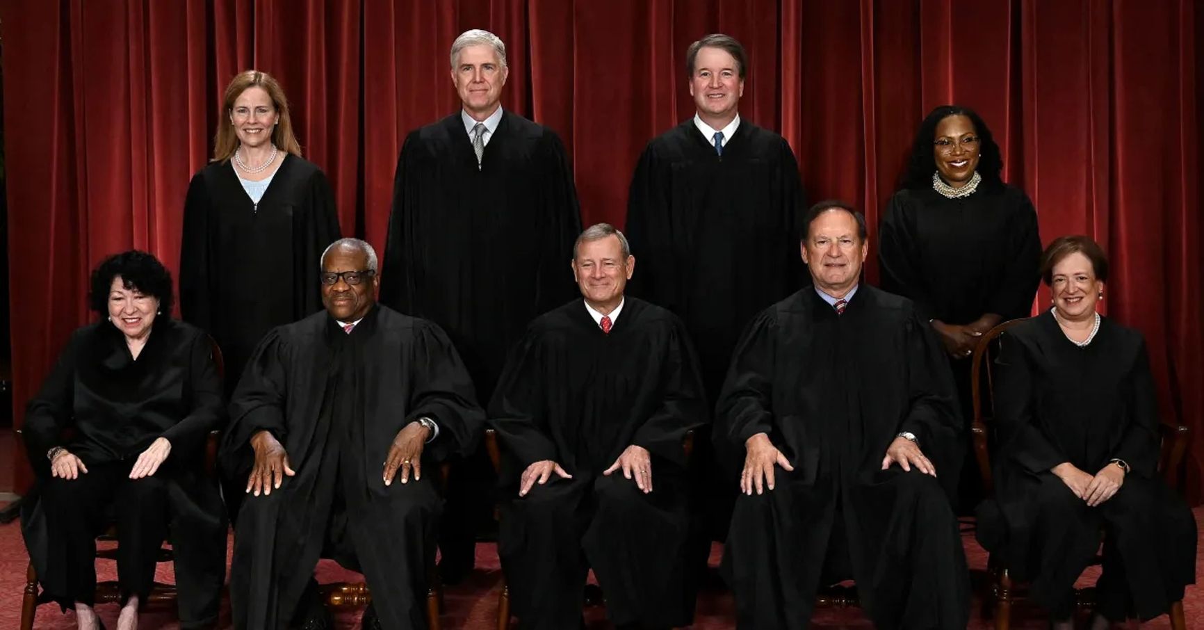 The nine justices of the U.S. Supreme Court