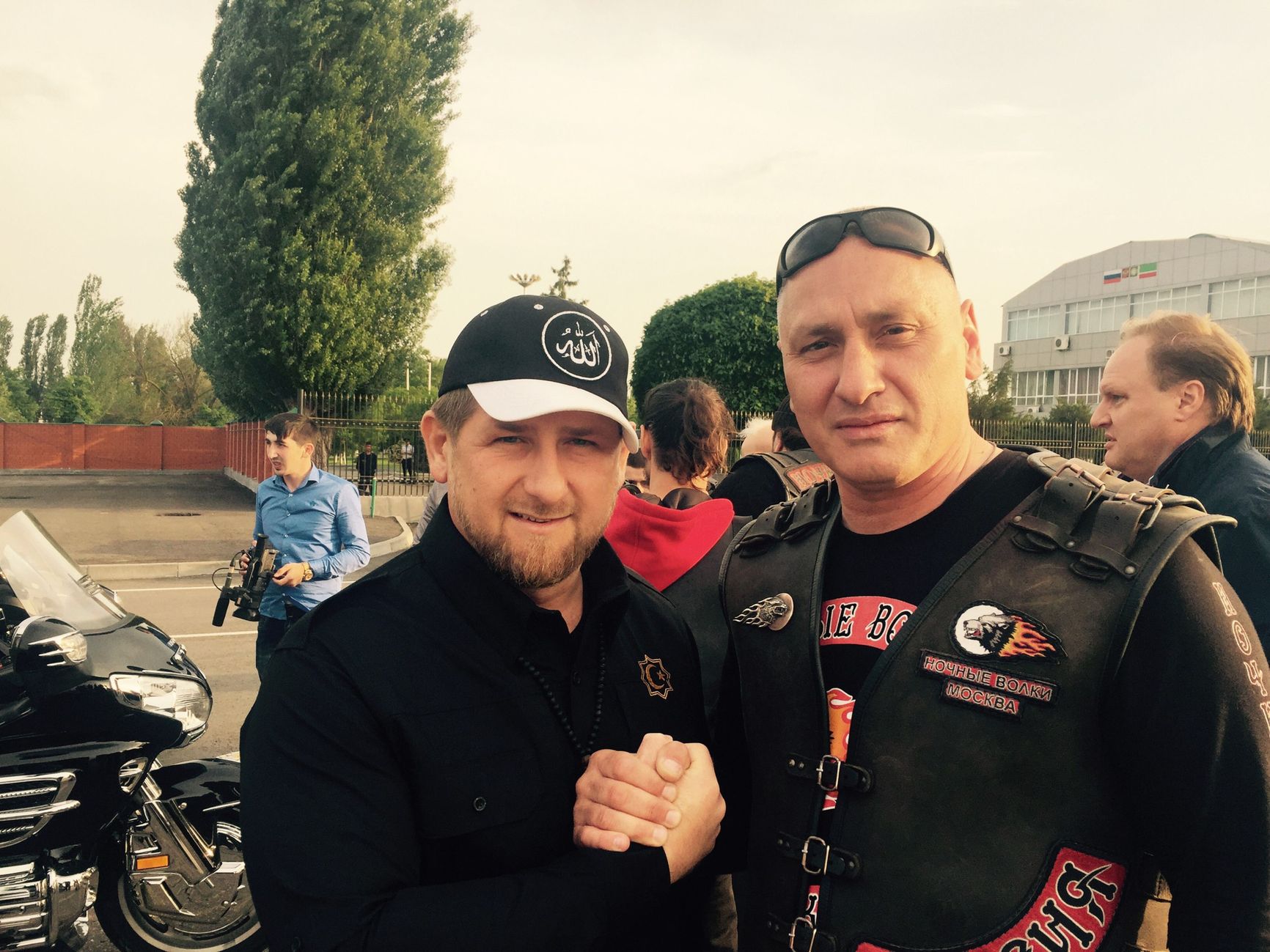 Viktor Keller and Ramzan Kadyrov