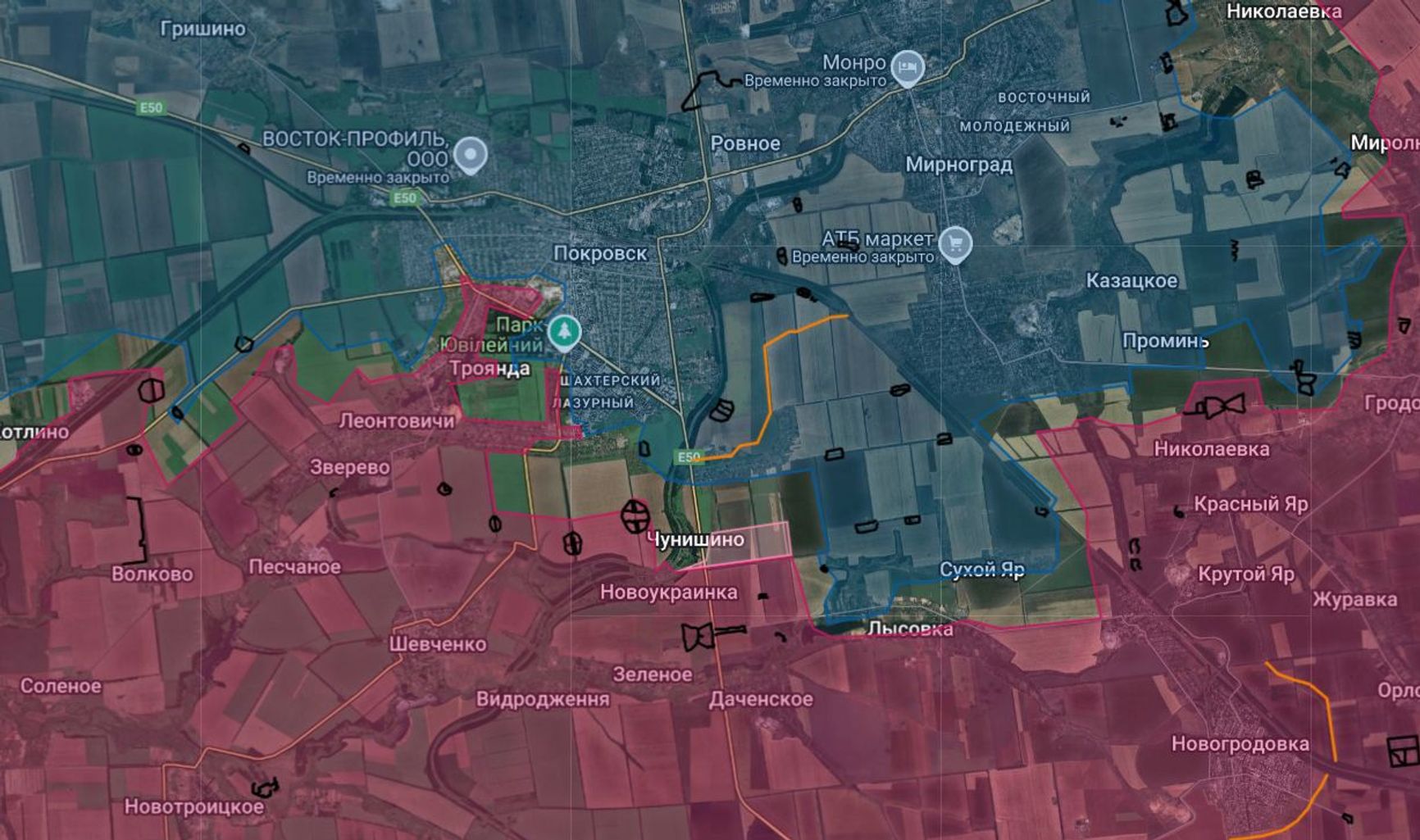 Ситуация в районе Покровска (до 2016 года — Красноармейск) по версии Анатолия Радова