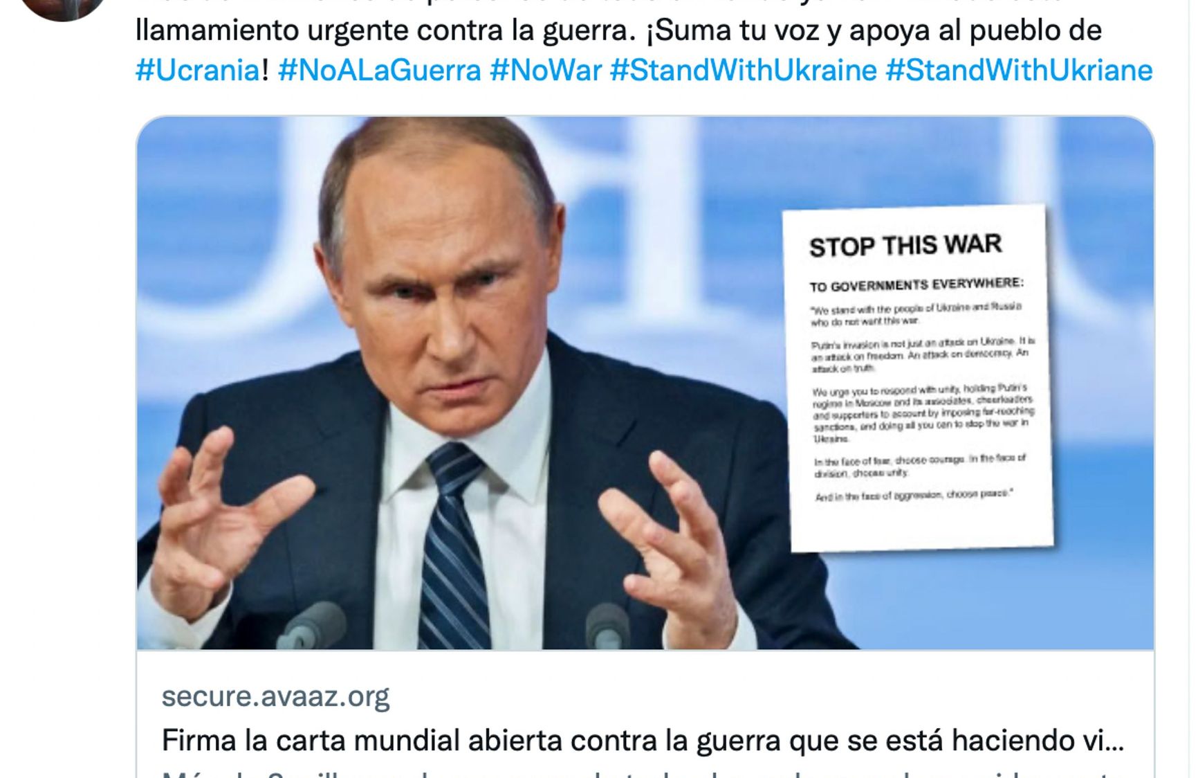 At 83, Pedro Fuentes-Cid is socially active, active on social media, and has supported the Ukrainian struggle since the first days of the invasion