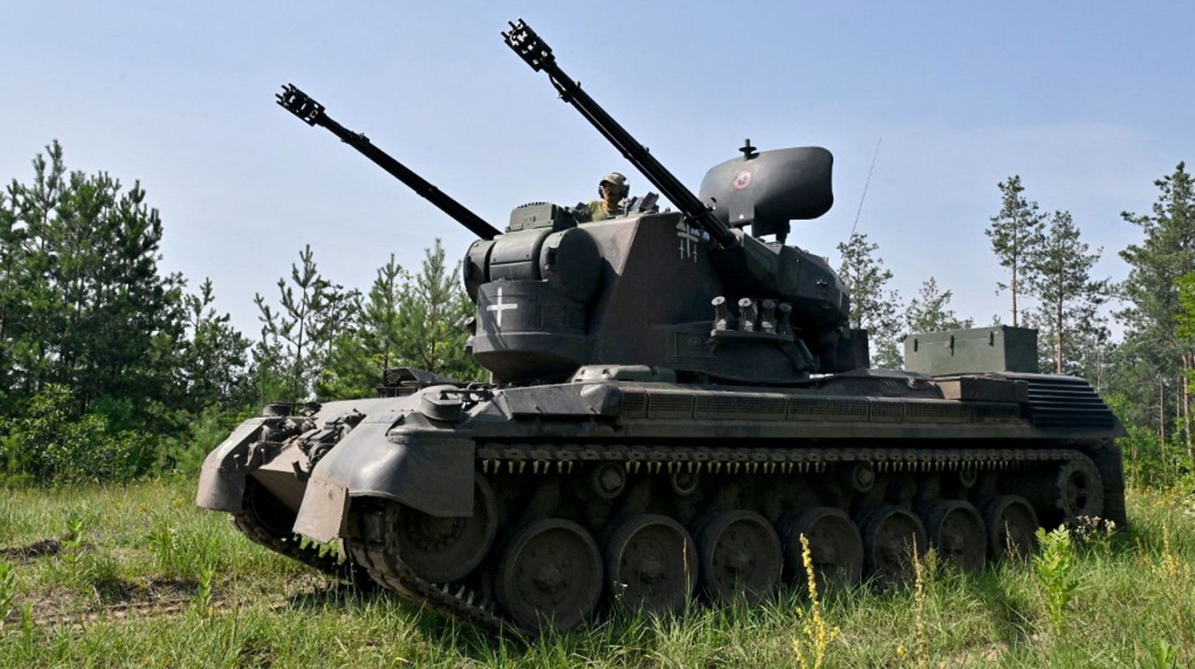 Gepard SPAAG near Kyiv, July 26, 2023