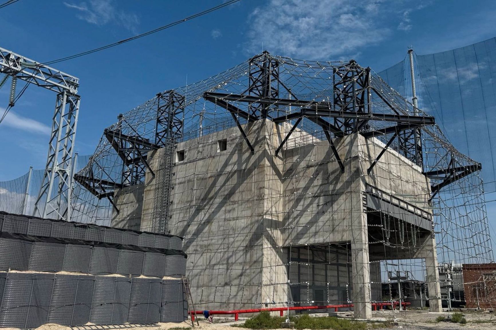 Защита украинского объекта энергоинфраструктуры