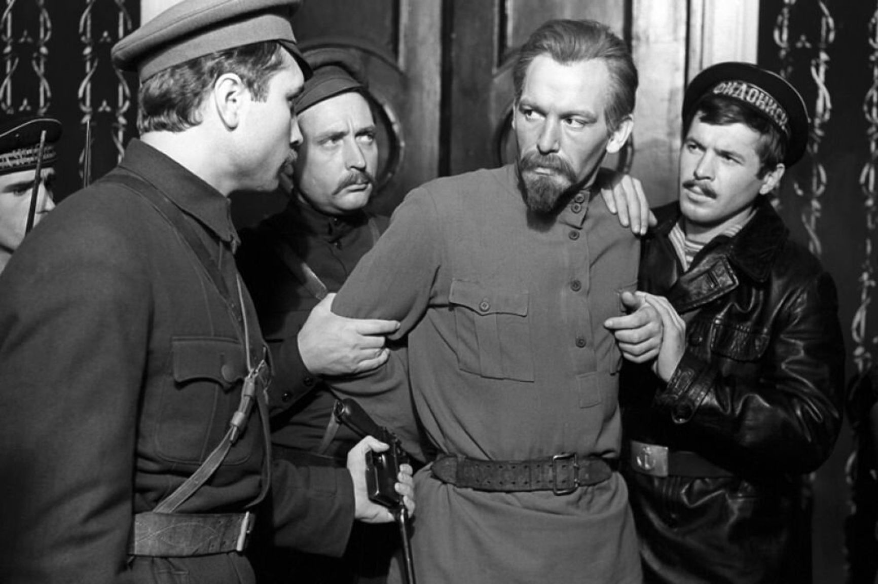 The Arrest of Dzerzhinsky. Still from the Soviet film The Sixth of July (1968)