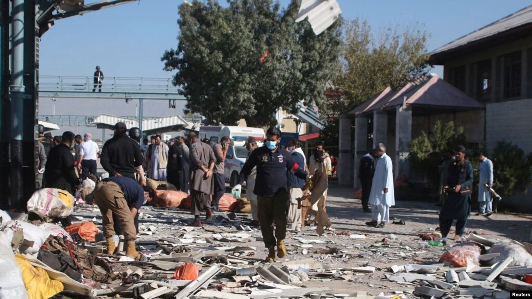 A suicide bomber attack at a train station in Balochistan claimed 25 lives; the “Baloch Liberation Army” took responsibility for it.