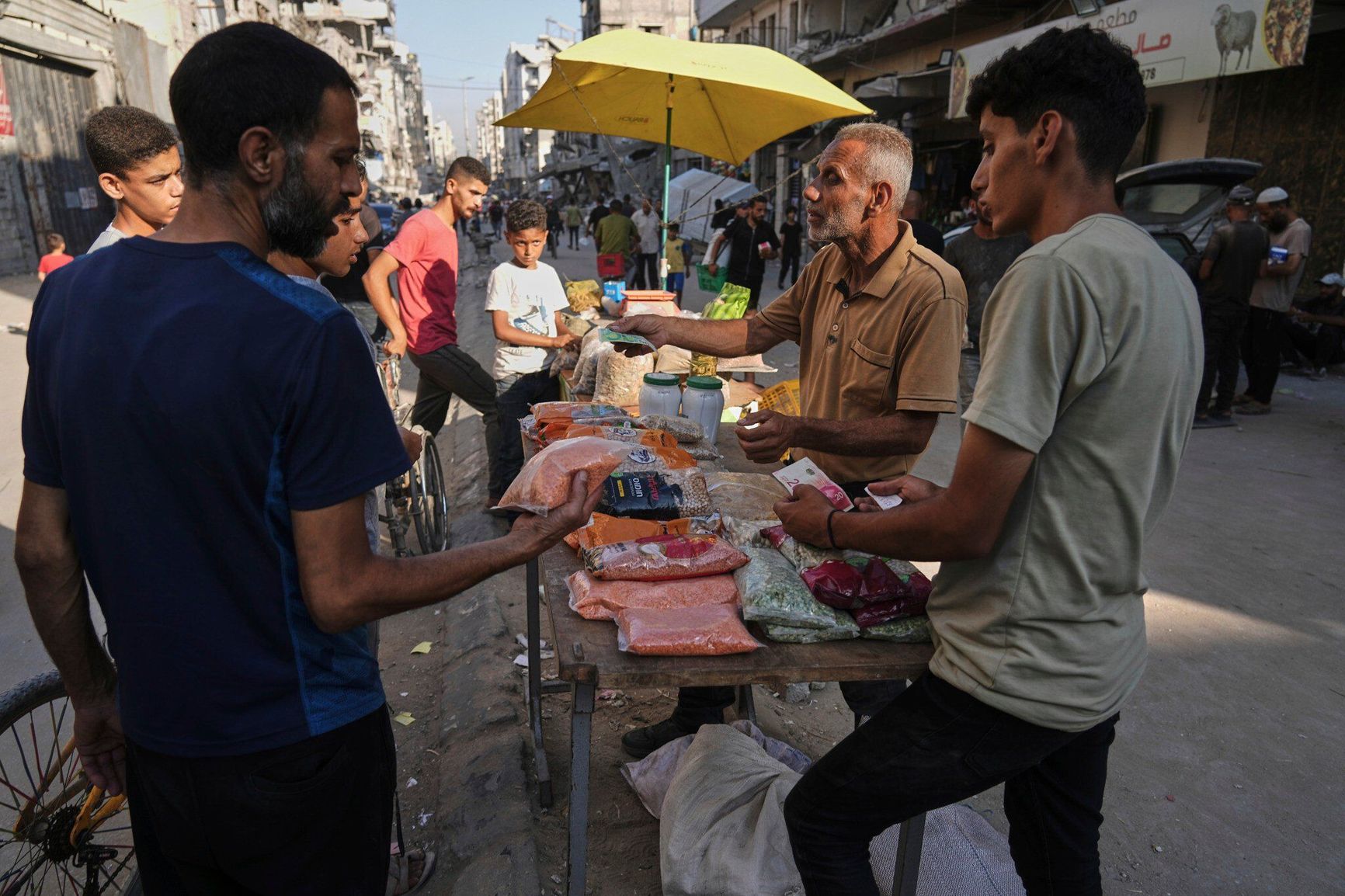 Street Food Vendors in Gaza (July 23, 2025)