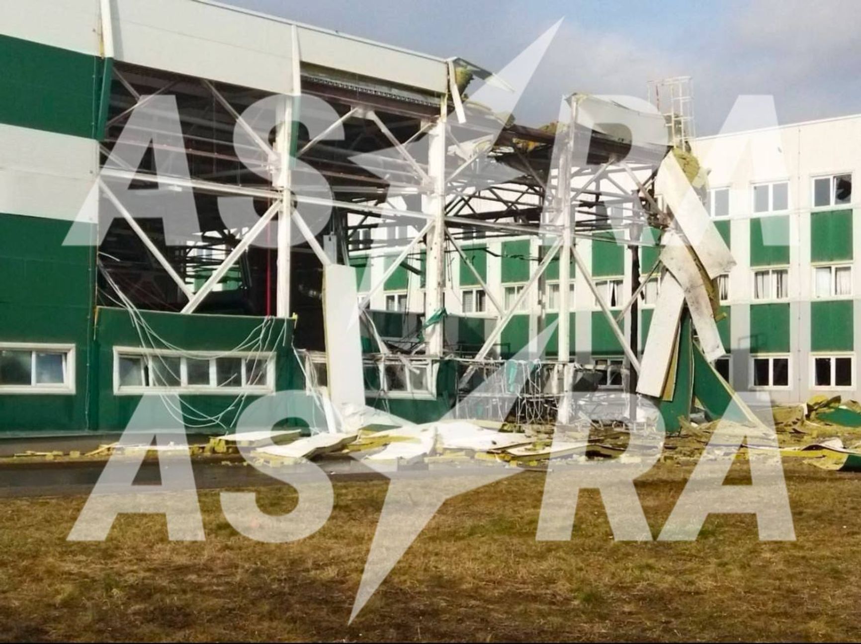 Последствия атаки на полигон в Мулино в Нижегородской области